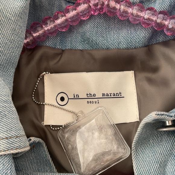 MARANT POLYESTER DENIM PUFFER JACKET - Picture 10 of 12